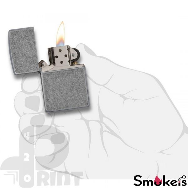 Zippo 121FB Classic Antique Silver Plate - Image 6
