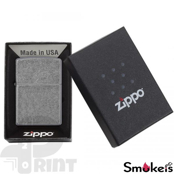 Zippo 121FB Classic Antique Silver Plate - Image 2