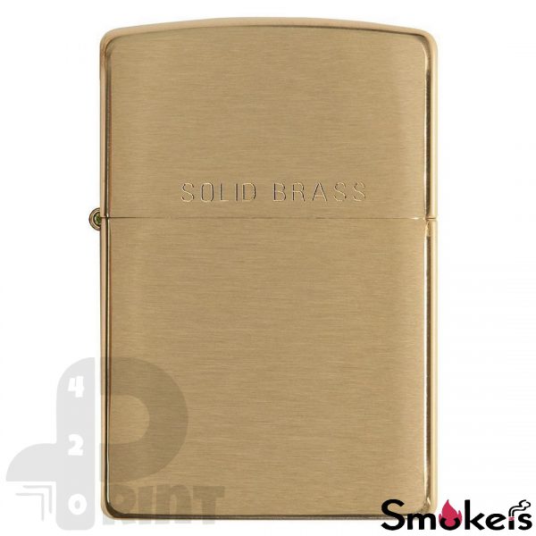 Zippo 204 BRUSH FINISH BRASS - Image 3