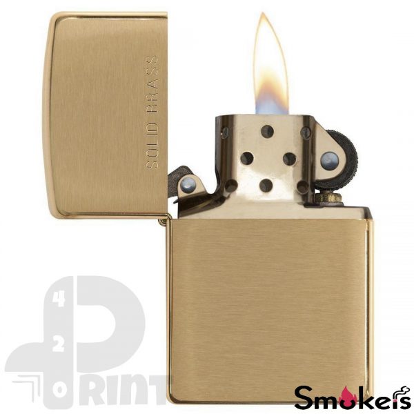 Zippo 204 BRUSH FINISH BRASS - Image 4