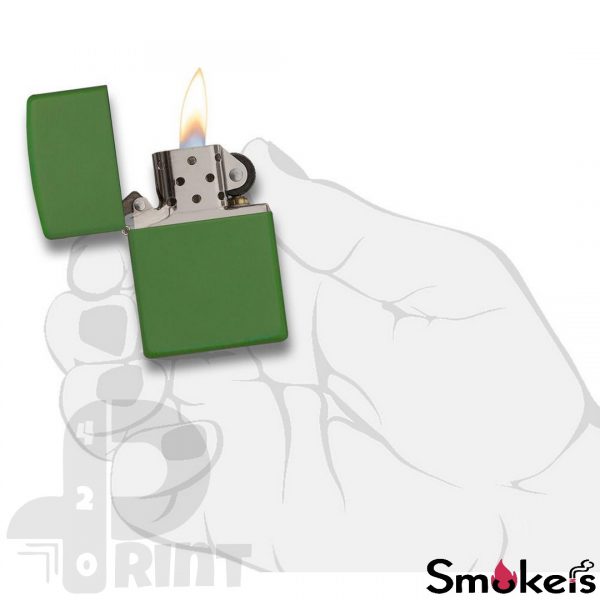 Zippo 228 Moss Green Matte - Image 5