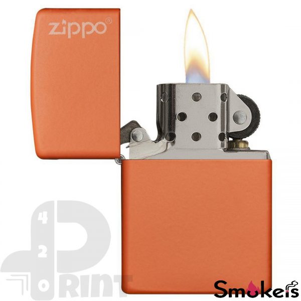 Zippo 231zl ORANGE MATTE - Image 5