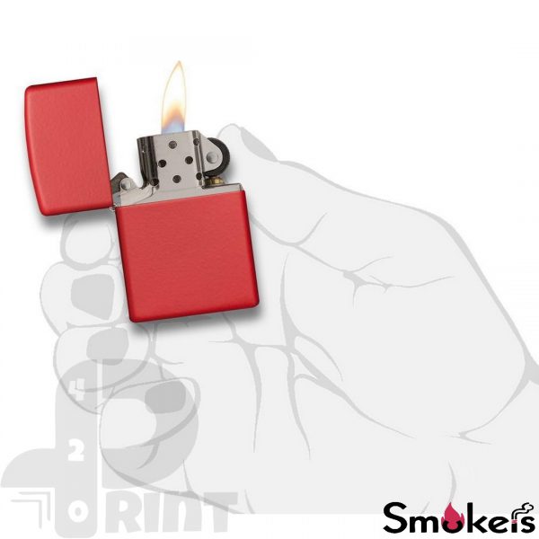 Zippo 233 Red Matte - Image 3