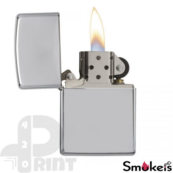 Zippo 250 High Polish Chrome - Image 4
