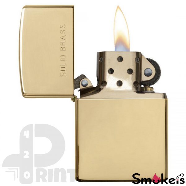 Zippo 254 High Polish Brass - Image 5