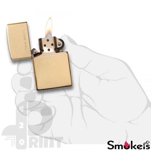 Zippo 254 High Polish Brass - Image 6
