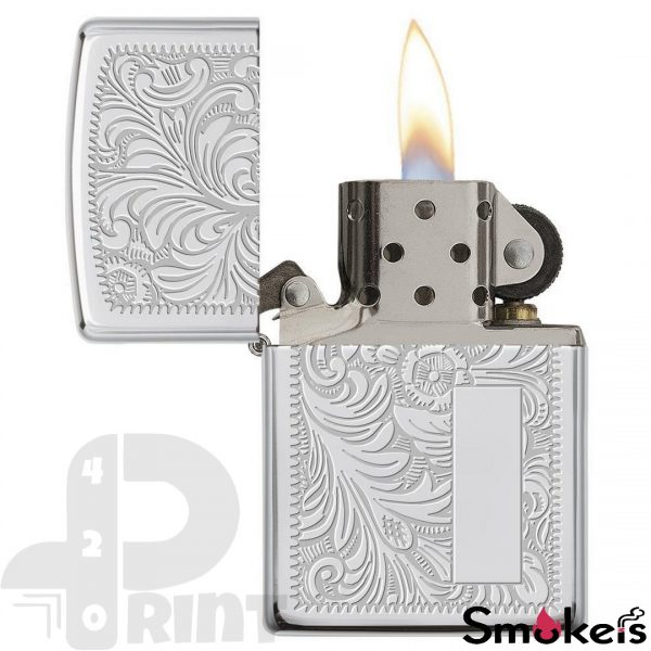 Zippo 352 High Polish Chrome Venetian - Image 4