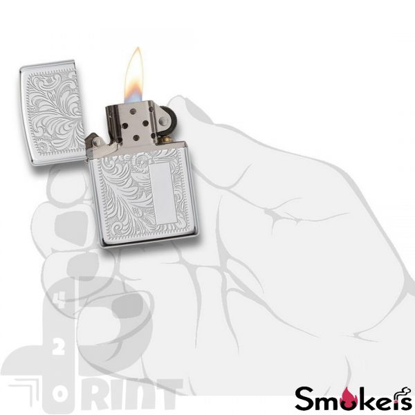 Zippo 352 High Polish Chrome Venetian - Image 5