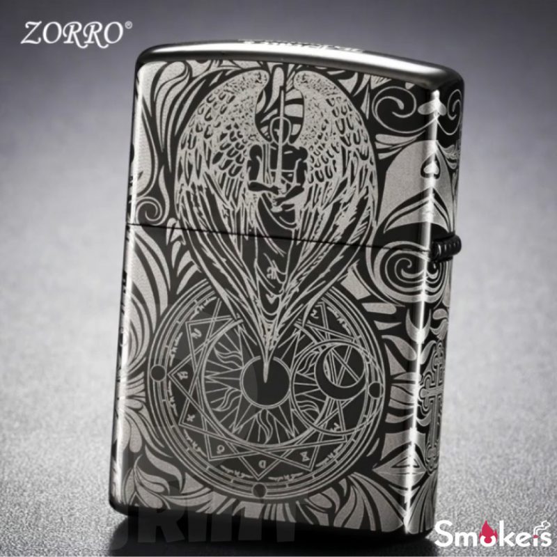 فندک بنزینی ZORRO مدل فرشته نگهبان اورجینال - Image 2