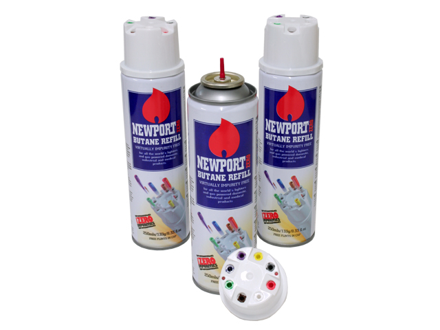 کپسول گاز فندک Newport (بدون بو 250ml) - Image 4