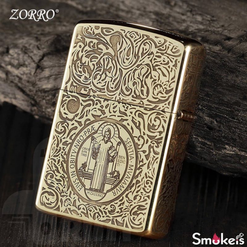 فندک بنزینی کنستانتین ZORRO (جعبه چوبی) - Image 2