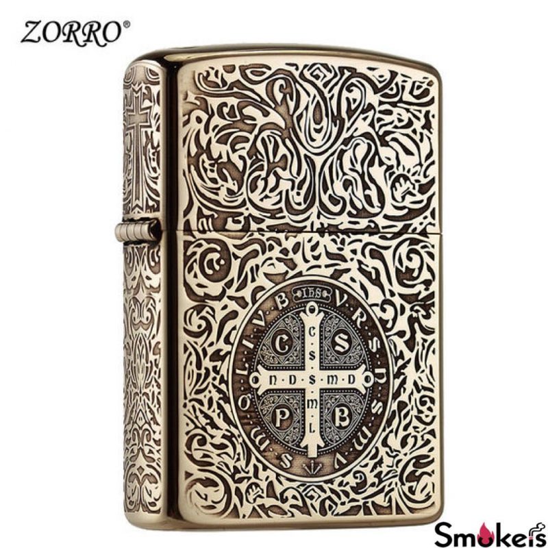 فندک بنزینی کنستانتین ZORRO (جعبه چوبی) - Image 3