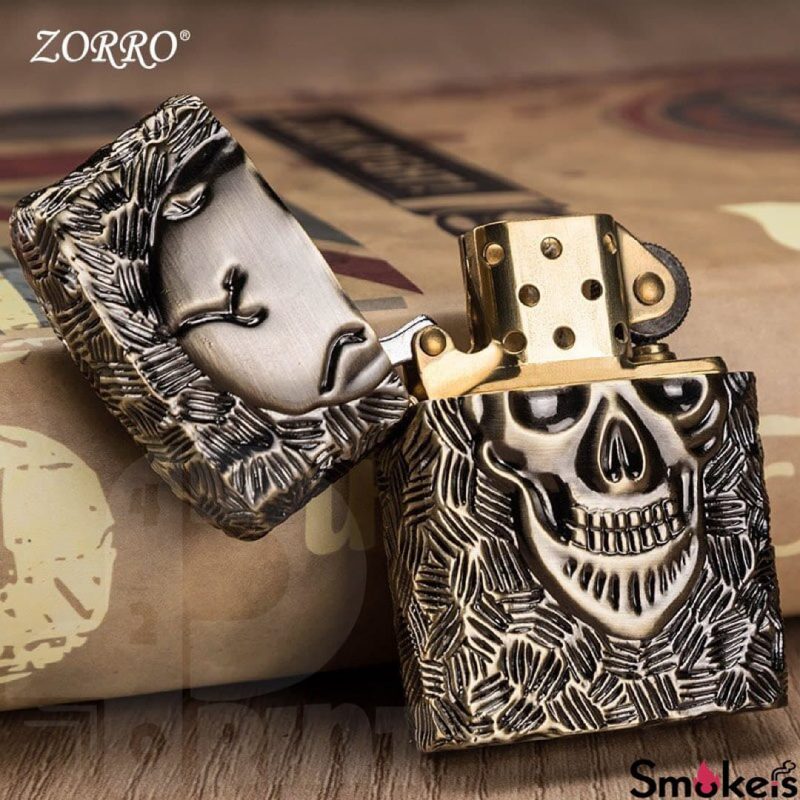 فندک اسکلتی ZORRO اورجینال - Image 4