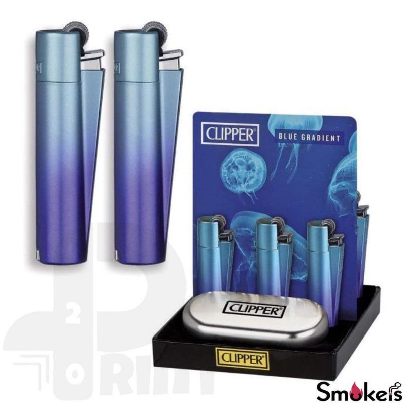 فندک گازی CLIPPER (آبی گاردینت) اورجینال