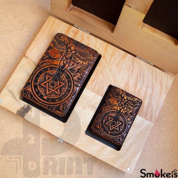 ست_فندک_و_جعبه_سیگار_فرشته_نگهبان_(چوبی_دستساز)_print42o.ir