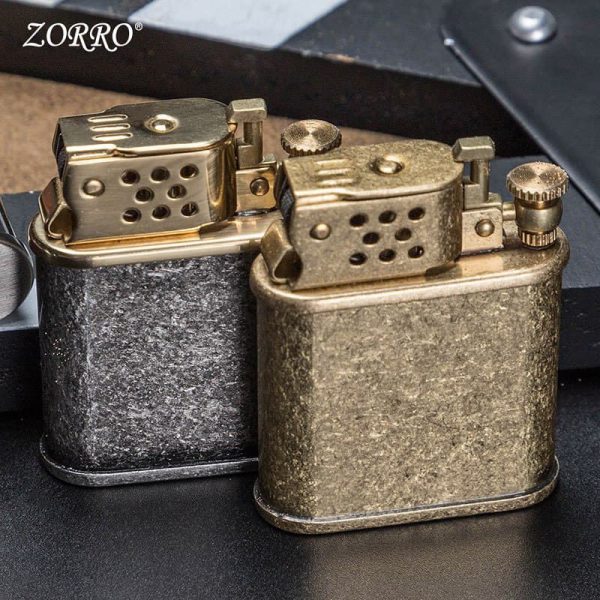 فندک بنزینی ZORRO Z561 (قفل احتراق/اتومات) اورجینال - Image 4