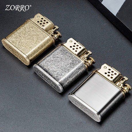 فندک بنزینی ZORRO Z561 (قفل احتراق/اتومات) اورجینال - Image 6