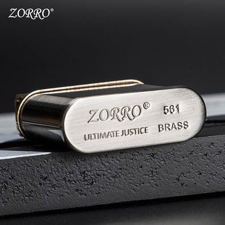 فندک بنزینی ZORRO Z561 (قفل احتراق/اتومات) اورجینال - Image 5