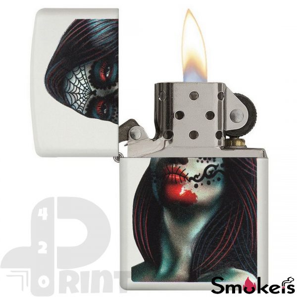 Zippo 29400 Day of Dead Lady Tattoo - Image 3