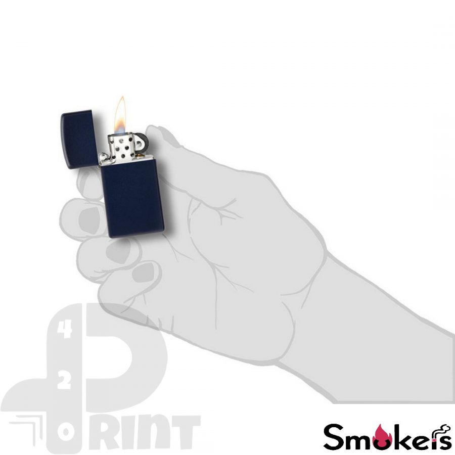 Zippo 1639 Slim Navy blue Matte - Image 6