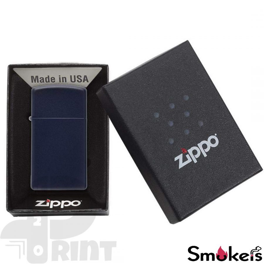 Zippo 1639 Slim Navy blue Matte - Image 2