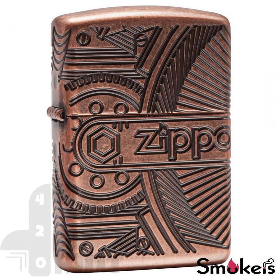 Zippo_29523_Antique_Copper_Armor_Gears_360_Degree_print42o.ir