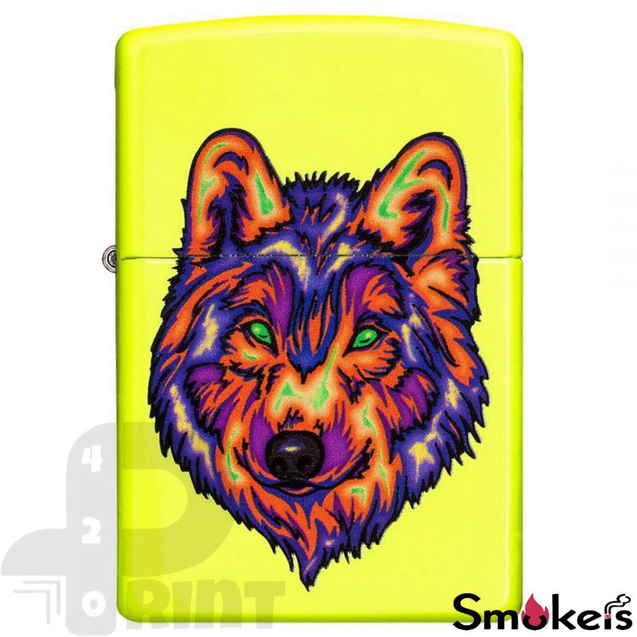 Zippo 29639 Wolf Neon Yellow - Image 5