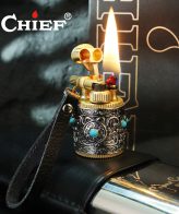 فندک بنزینی بند انگشتی بغلزن Chief اورجینال