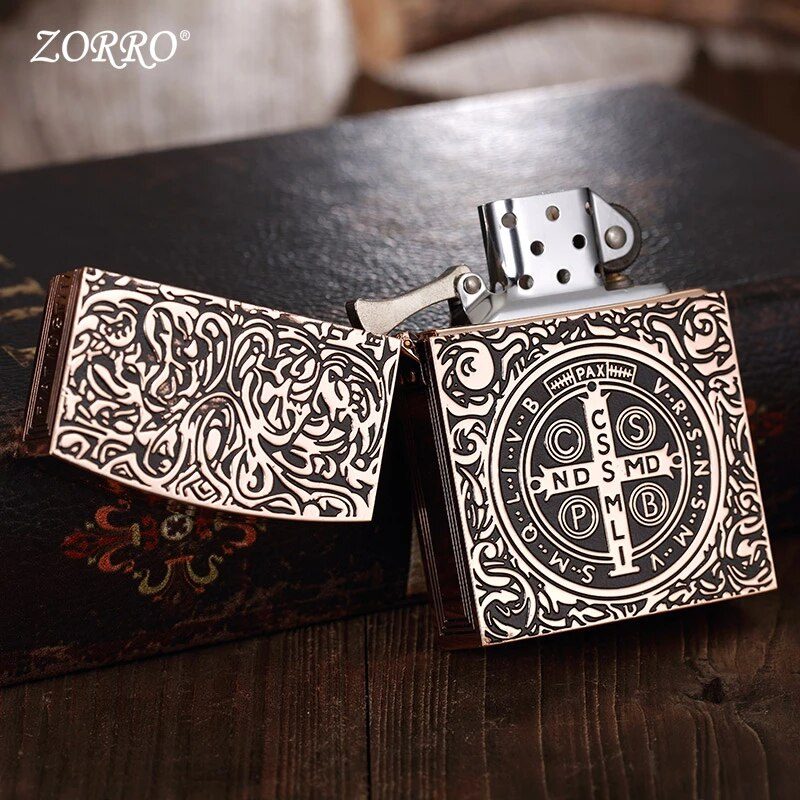 فندک بنزینی Zorro Constantine (سایز بزرگ) اورجینال - Image 3