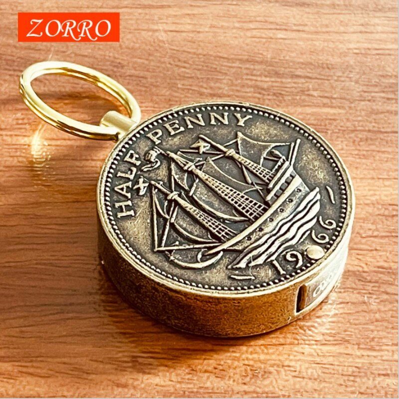 فندک بنزینی سکه ای Zorro z623 اورجینال - Image 3