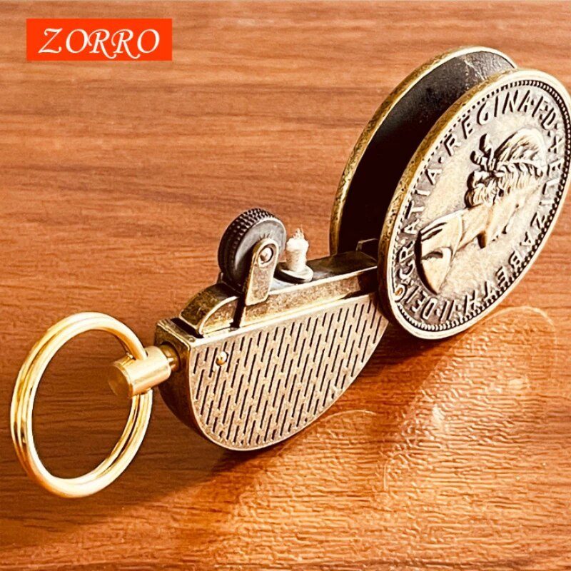 فندک بنزینی سکه ای Zorro z623 اورجینال - Image 4