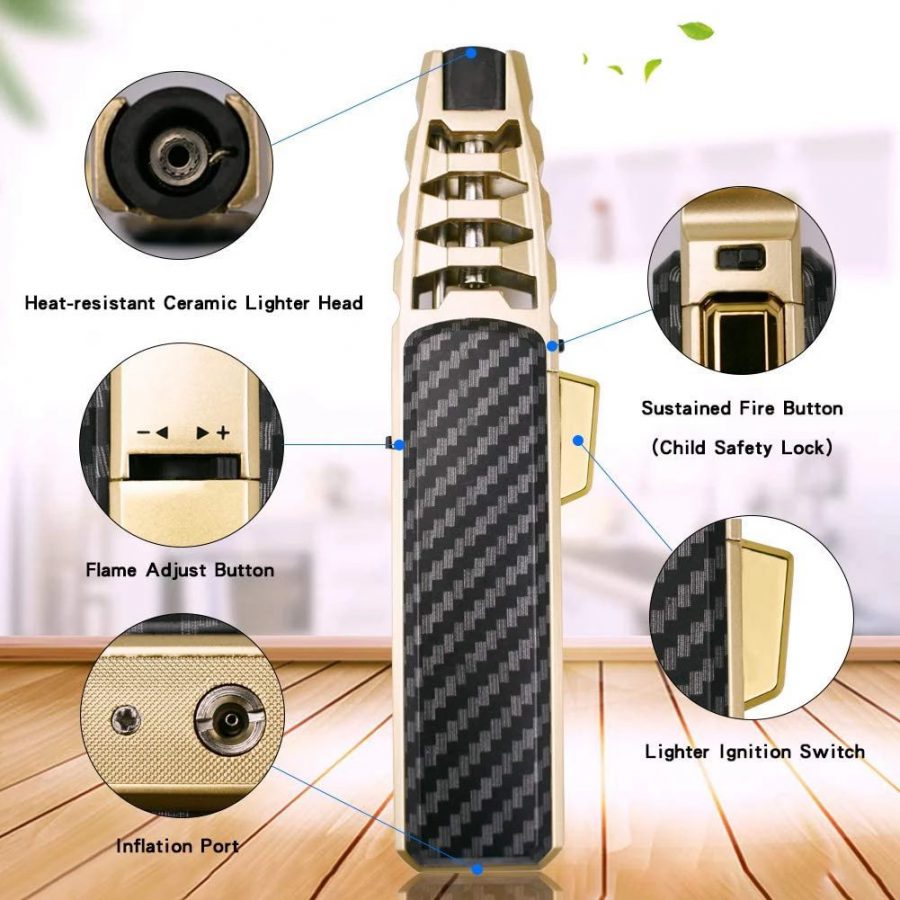 فندک اتمی Jobon Torch (تک شعله/بلند) اورجینال - Image 5