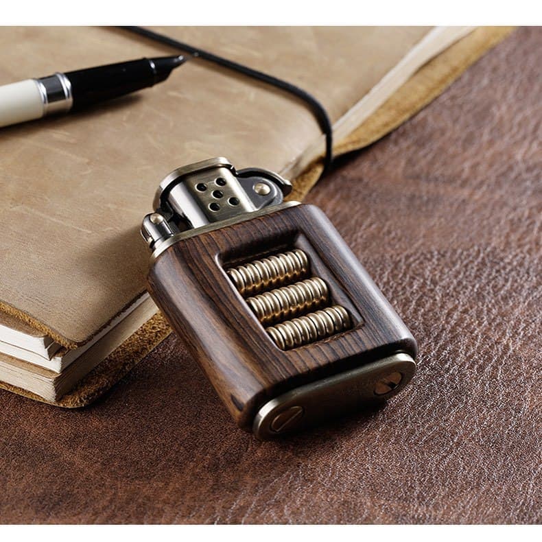 فندک بنزینی Chief (چوبی / چرتکه) اورجینال - Image 7