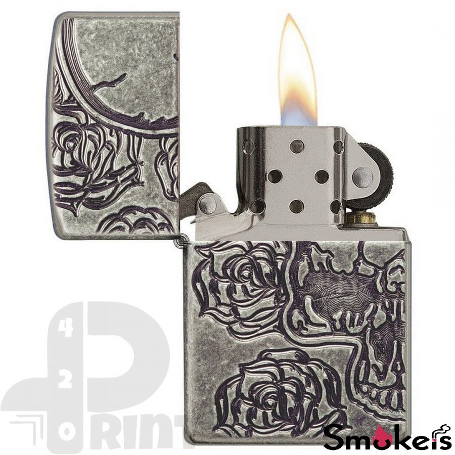 Zippo 28988 SKULL ROSES - Image 3