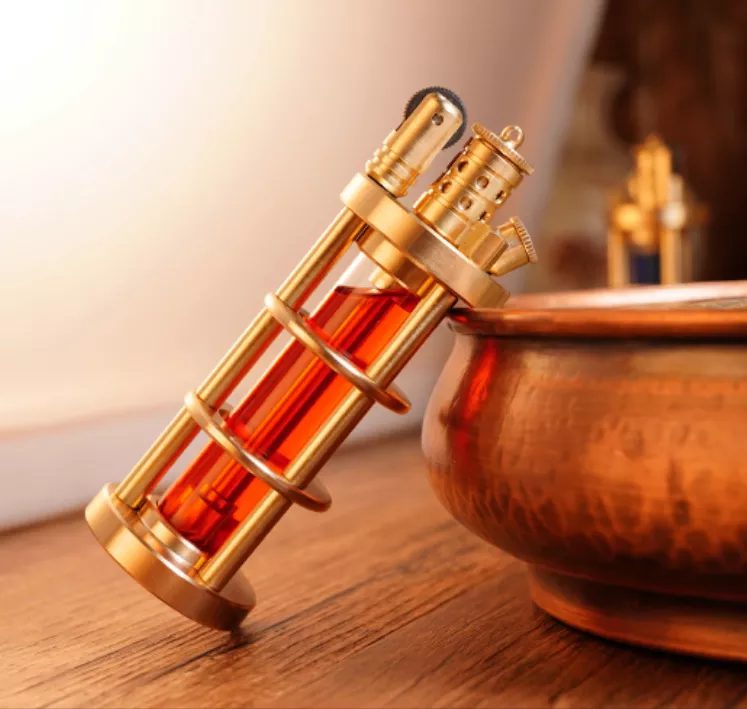 فندک بنزینی شیشه ای (دست ساز / رومیزی) اورجینال - Image 6