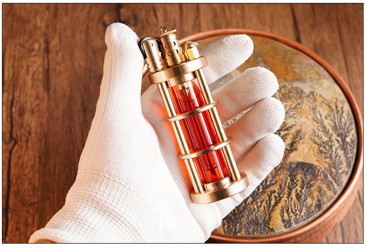 فندک بنزینی شیشه ای (دست ساز / رومیزی) اورجینال - Image 8