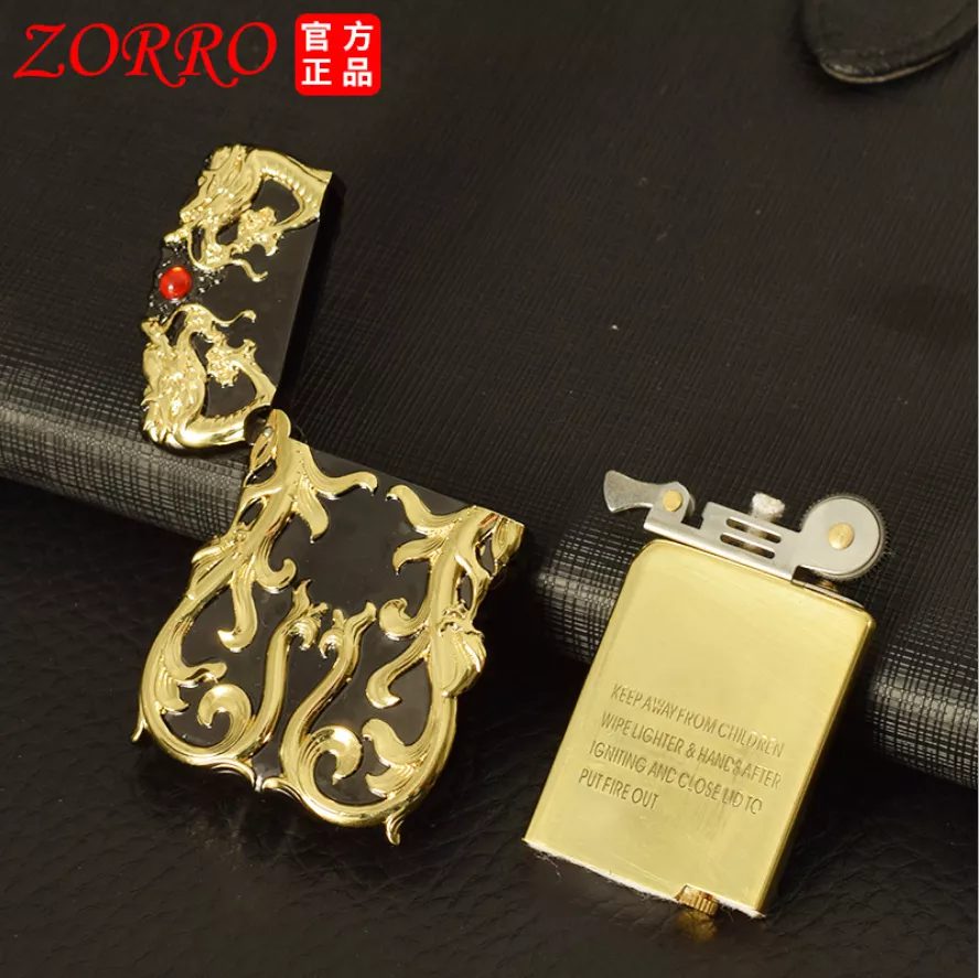 فندک بنزینی Zorro (نگین دار) اورجینال - Image 7