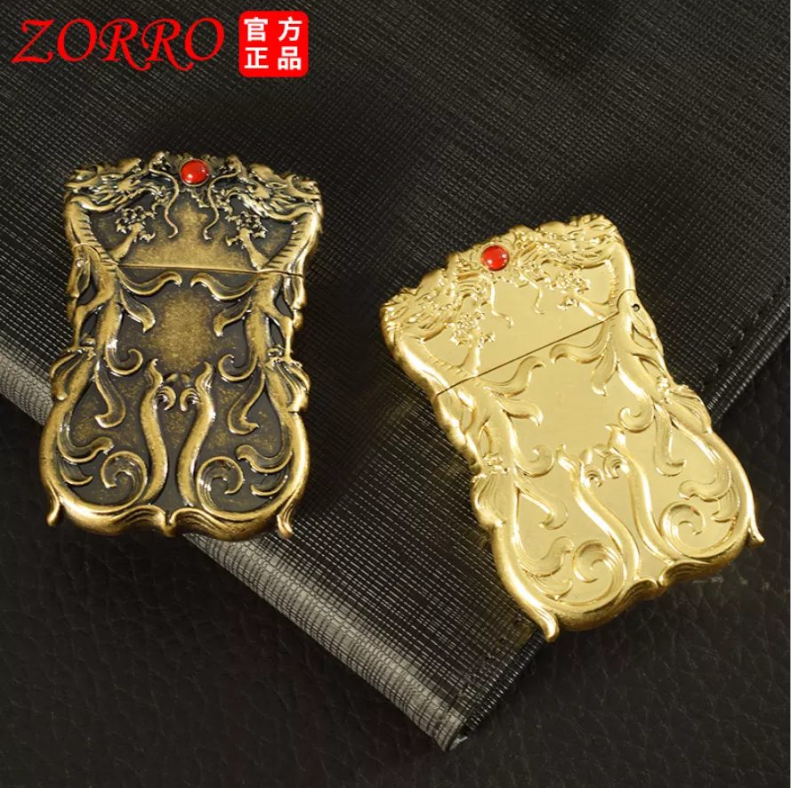 فندک بنزینی Zorro (نگین دار) اورجینال - Image 6