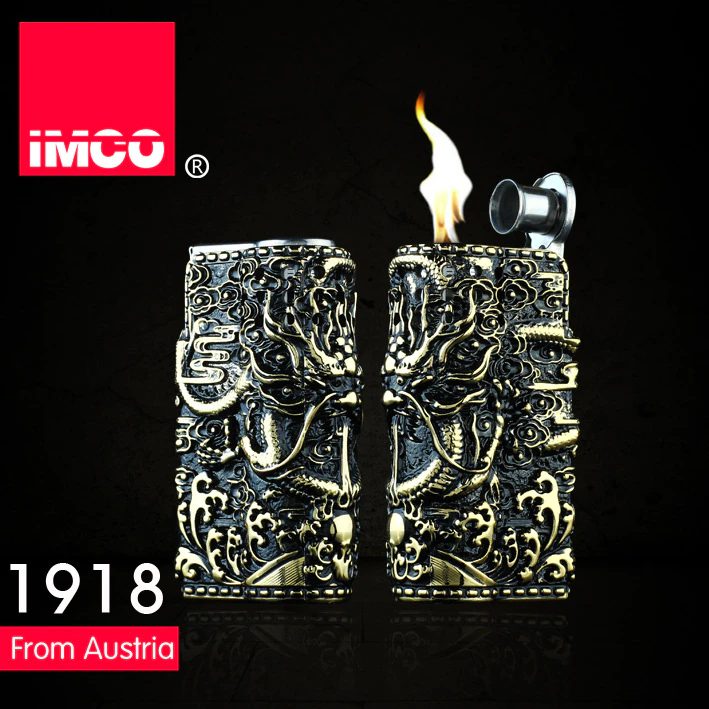 فندک بنزینی IMCO - JT002 (روکش اژدها) - Image 3