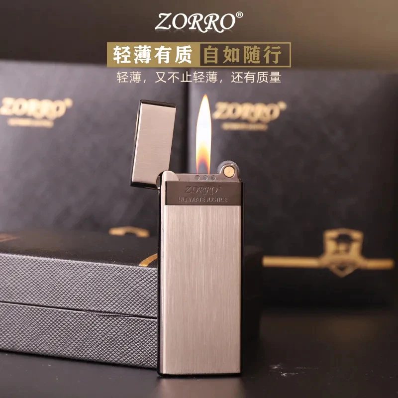 فندک گازی Zorro (باریک با ضخامت 5 میلی متر) اورجینال - Image 5