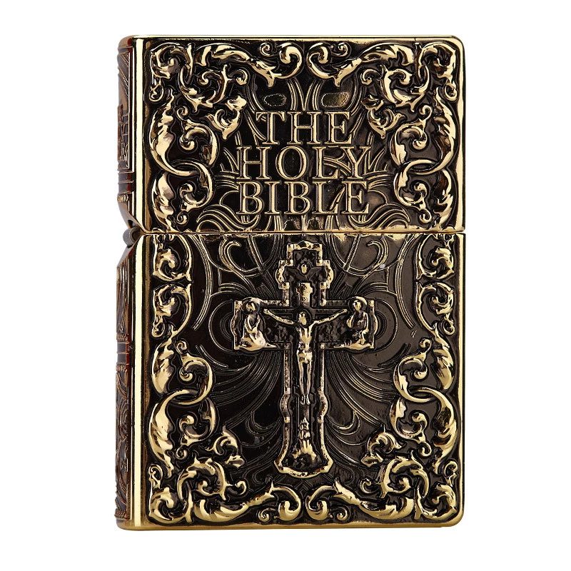 فندک بنزینی برند Zorro طرح کتاب مقدس (The Holy BIBLE) اورجینال - Image 5