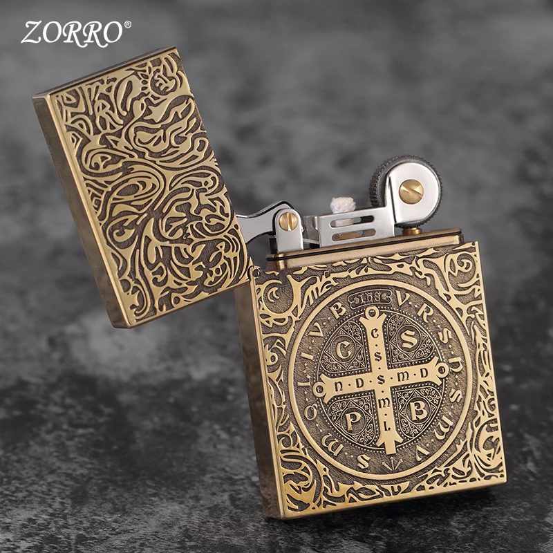 فندک بنزینی Zorro Z552 مدل Constantine (صدای در سه بعدی) اورجینال - Image 2