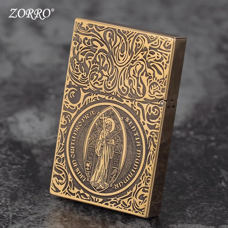 فندک بنزینی Zorro Z552 مدل Constantine (صدای در سه بعدی) اورجینال - Image 3