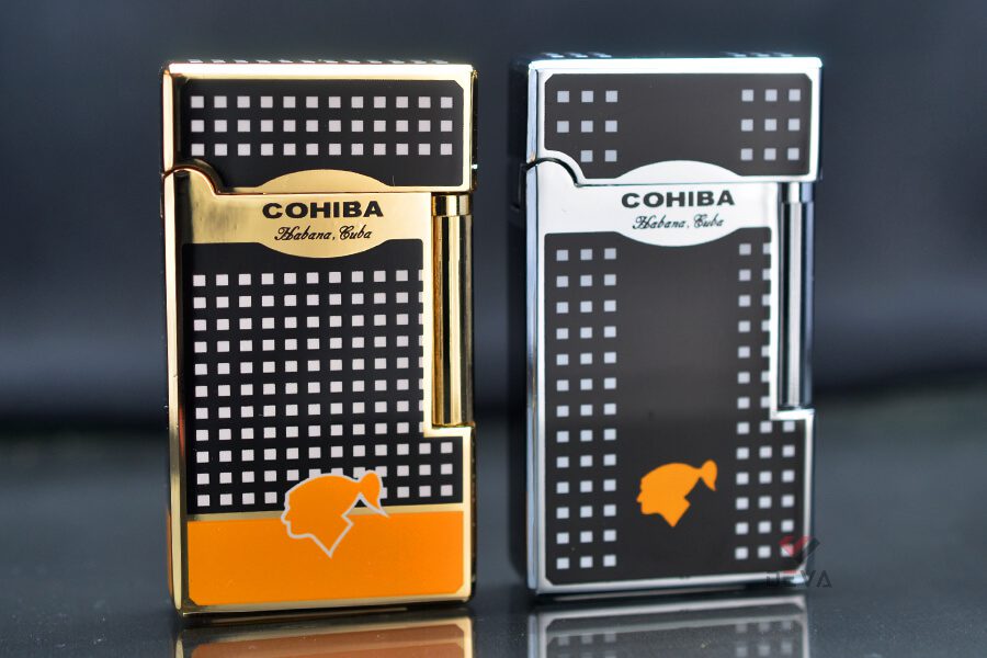 فندک گازی COHIBA (اتمی تک شعله / سنگی بغلزن) اورجینال - Image 4