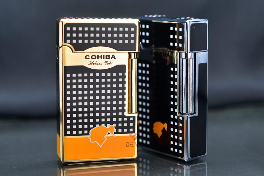 فندک گازی COHIBA (اتمی تک شعله / سنگی بغلزن) اورجینال - Image 6