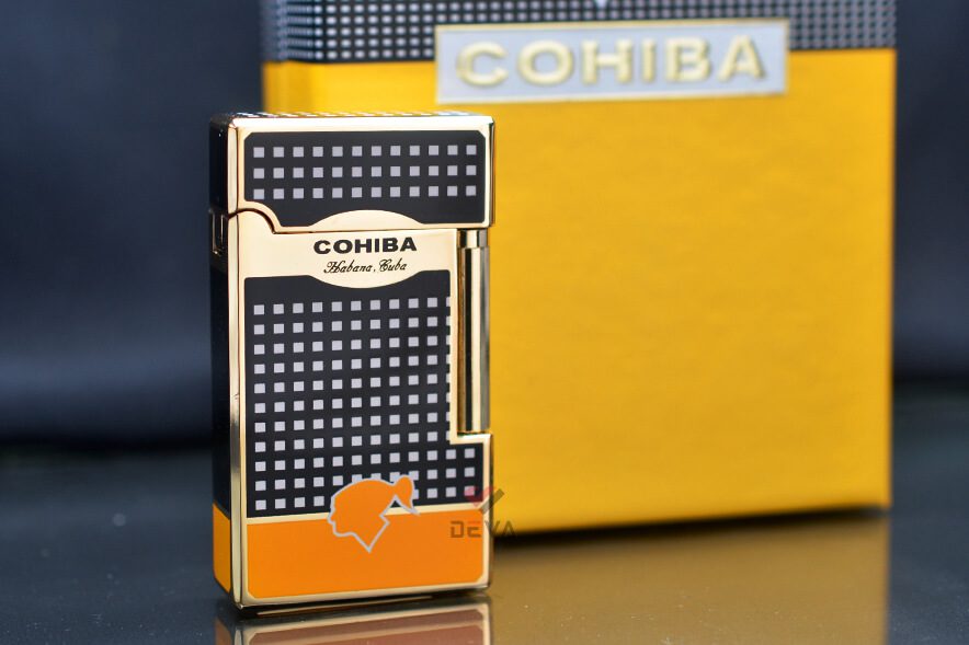 فندک گازی COHIBA (اتمی تک شعله / سنگی بغلزن) اورجینال - Image 7