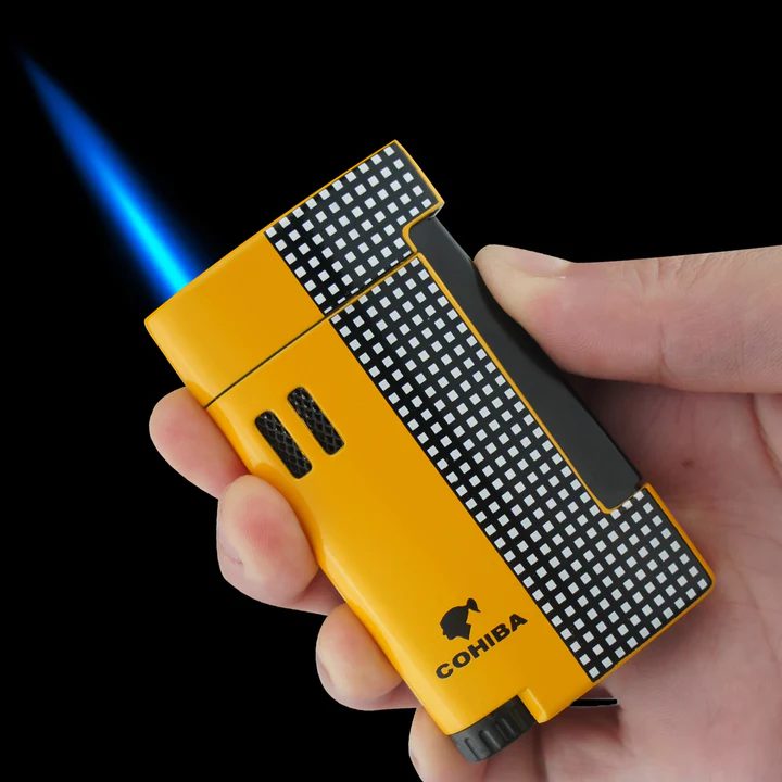 فندک گازی COHIBA (اتمی تک شعله / مگنتی بغلزن) اورجینال