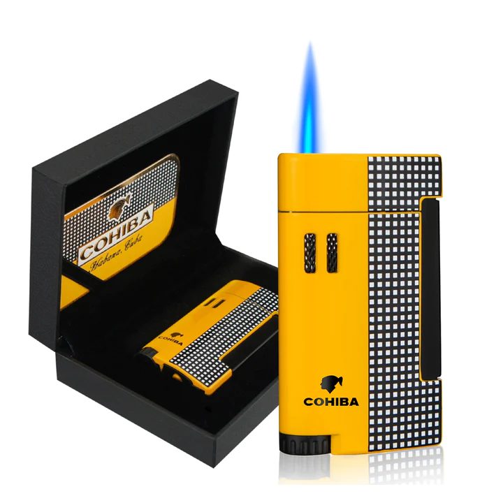 فندک گازی COHIBA (اتمی تک شعله / مگنتی بغلزن) اورجینال - Image 2