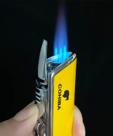 فندک گازی  COHIBA (اتمی 3 شعله / مگنتی) اورجینال