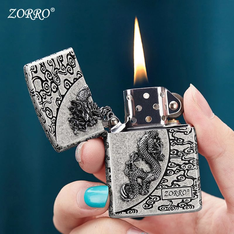 فندک بنزینی Zorro اژدها اورجینال - Image 2